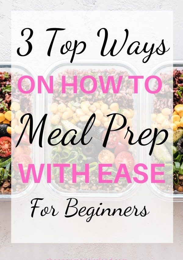 How To Meal Prep For Beginners