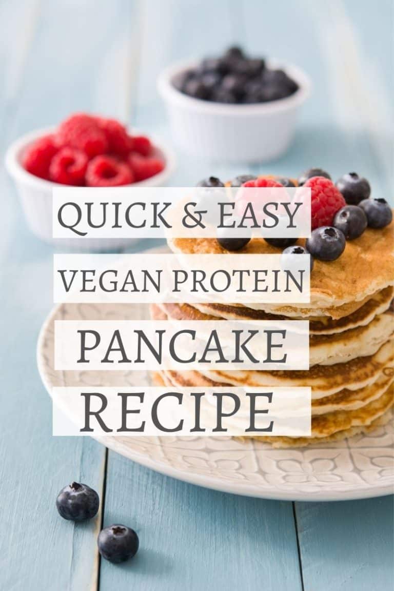 easy vegan Protein pancake recipe