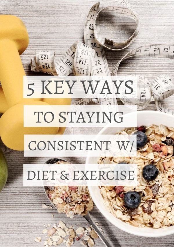 HOW TO stay consistent with diet and exercise