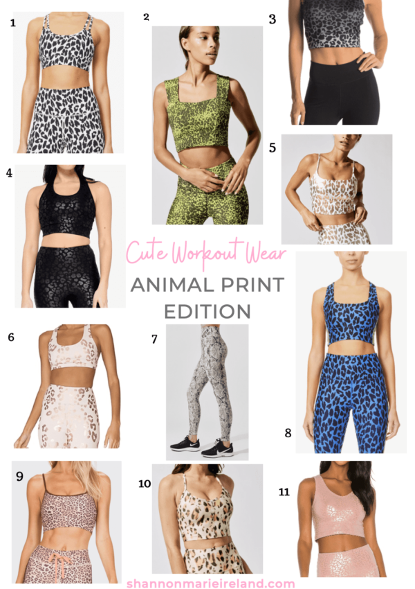amazing animal print workout wear for women
