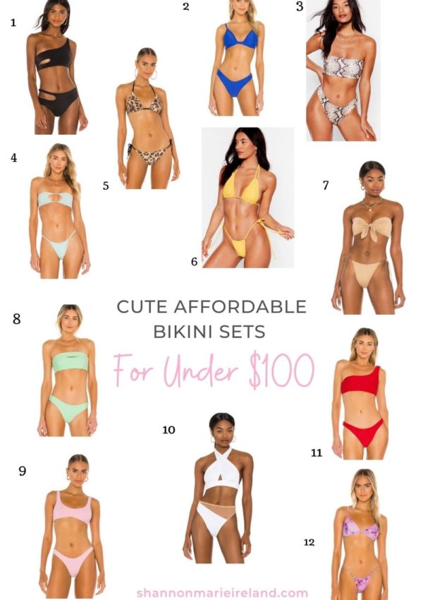 cute affordable bikini sets