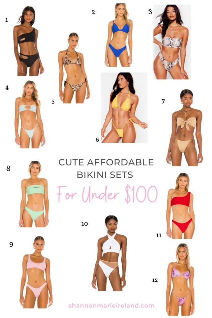 cute affordable bikini sets